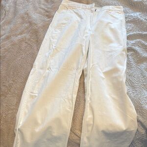 Comptoir Des Cotonniers Elegant White Trousers